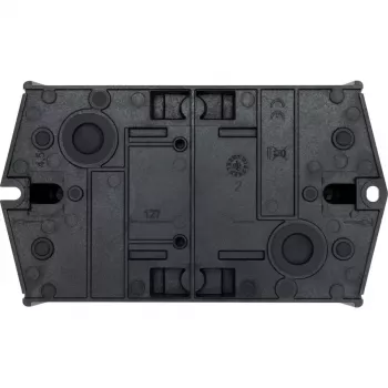 Eaton T0-2-1/I1/SVB-SW 20A 2-polu ON-OFF kameru slēdzis, priekšējā montāža, IP65, melns 207148