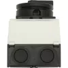 Eaton T0-2-1/I1/SVB-SW 20A 2-polu ON-OFF kameru slēdzis, priekšējā montāža, IP65, melns 207148