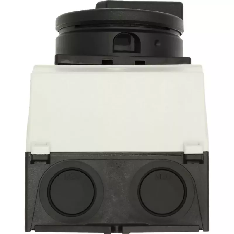 Eaton T0-2-1/I1/SVB-SW 20A 2-polu ON-OFF kameru slēdzis, priekšējā montāža, IP65, melns 207148