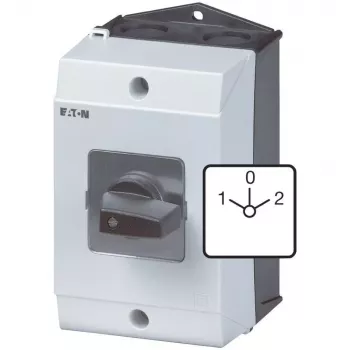 Eaton T3-3-8401/I2 3-polų kumštelinis jungiklis, 32 A, juodas sukimo mygtukas 207188