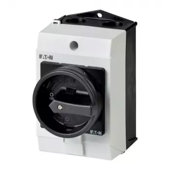 Eaton 207164 Galvenais slēdzis I G/SVB T0-4-8344/I1/SVB-SW 3-poliem 20A IP65 melns