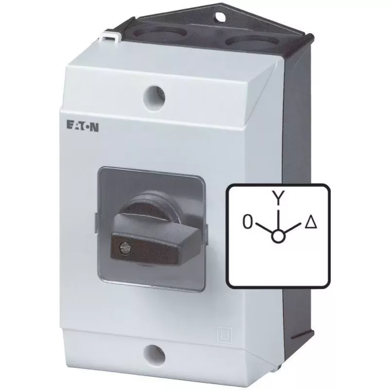 Eaton T3-4-8410/I2 Galvenais slēdzis 3 polu 63 A 690 V AC ON-OFF panelī Black/White 207195