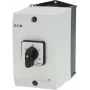 Eaton 207537 3-polų sukamasis jungiklis, 20 A, 690 V, priekinio montavimo, juodas/baltas
