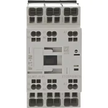 Eaton DILM17-11(RDC24)-PI jaudas kontaktors, 3 NO galvenie kontakti, 24 V DC spole, 17 A 199283