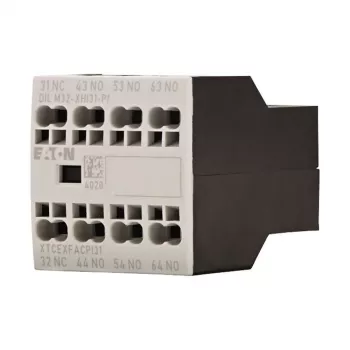 Eaton DILM32-XHI31-PI palīgkontaktu bloks, 3NO+1NC, 4A, skrūvju spailes, priekšējā montāža DILM7-DILM32 kontaktoriem 199312