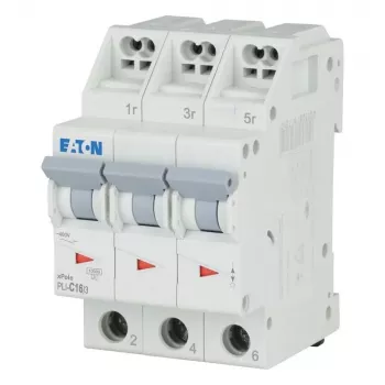 Eaton PLI-C16/3 automātiskais slēdzis C tips 16A 3 polu 101321