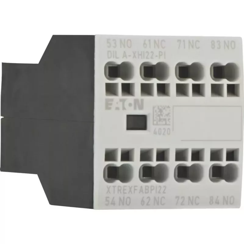 Eaton DILA-XHI22-PI palīgkontaktu bloks, 2NO+2NC, 4A, priekšējā montāža 199319