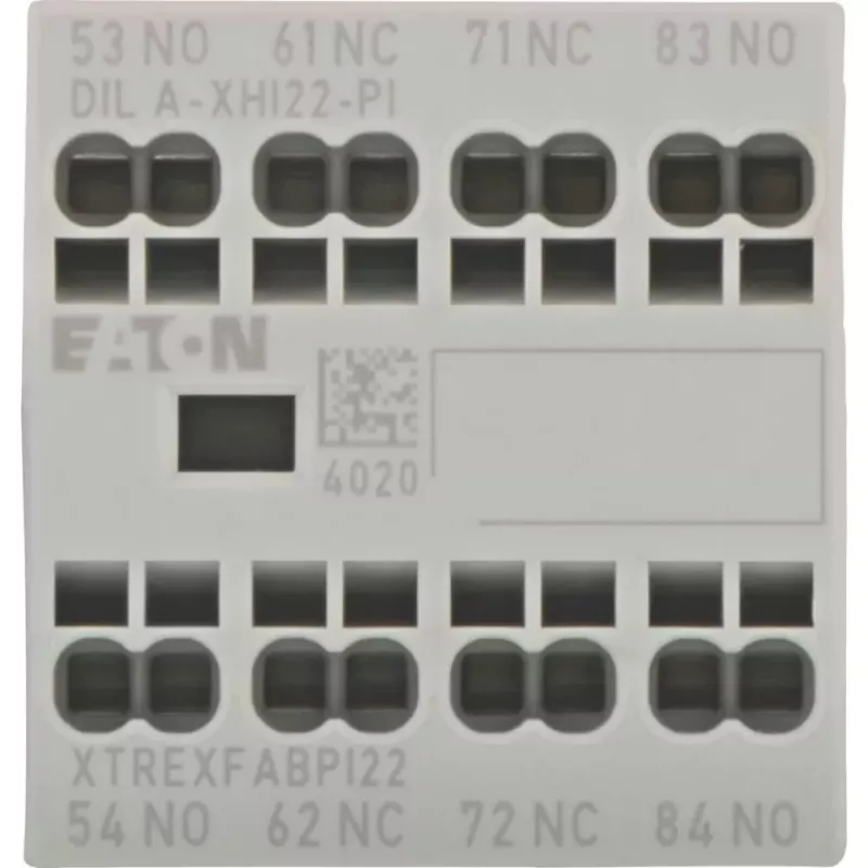 Eaton DILA-XHI22-PI palīgkontaktu bloks, 2NO+2NC, 4A, priekšējā montāža 199319