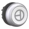 Eaton M22-D-W-X11 Pushbutton Actuator, balts, plastmasas priekšējais gredzens, 22,5 mm, momentānais 101673
