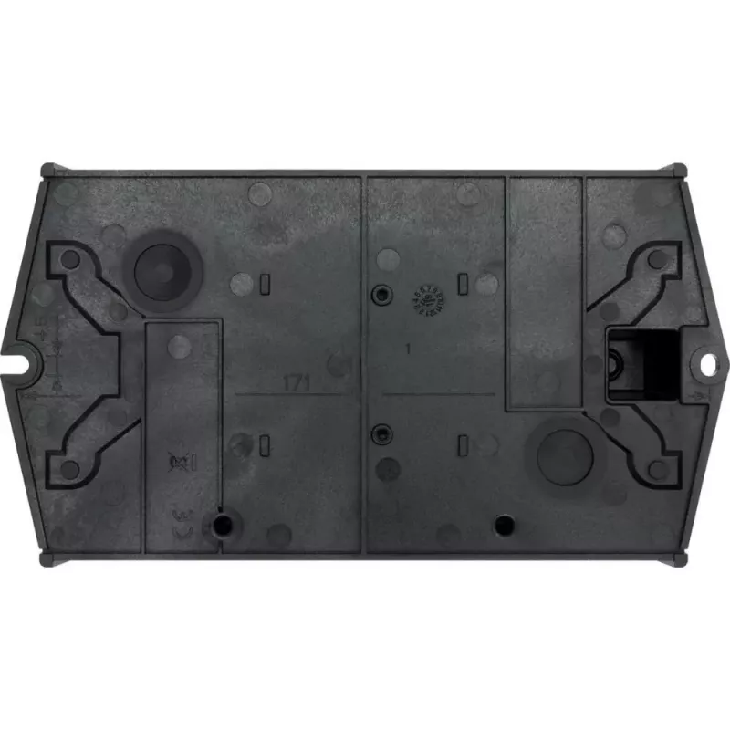Eaton CI-K tukšs korpuss DIN sliedes montāžai, 100 x 160 x 145 mm, gaiši pelēks (RAL 7035), melns vāks (RAL 9005) 206883