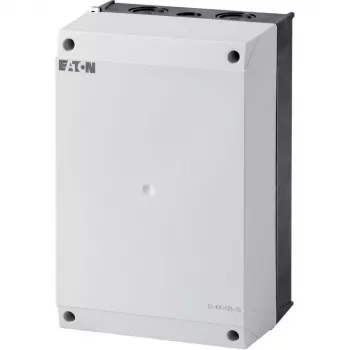 Eaton CI-K 4-125-TS atloka korpuss, apakša melna/vāks balts, 160 x 240 mm, PC IP65 ar DIN sliedi