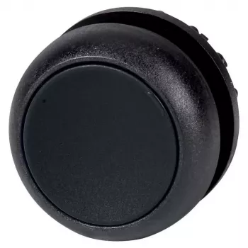 Eaton M22S-D-S uzspiešanas pogas aktulators, ieliekts, melns, plastmasas priekšējais gredzens, 22,5 mm 216591S