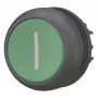 Eaton M22S-D-G-X1 plakans spiedpogas actuators, zaļš, 22,5 mm, momentāns, IP66/IP67/IP69K 216608