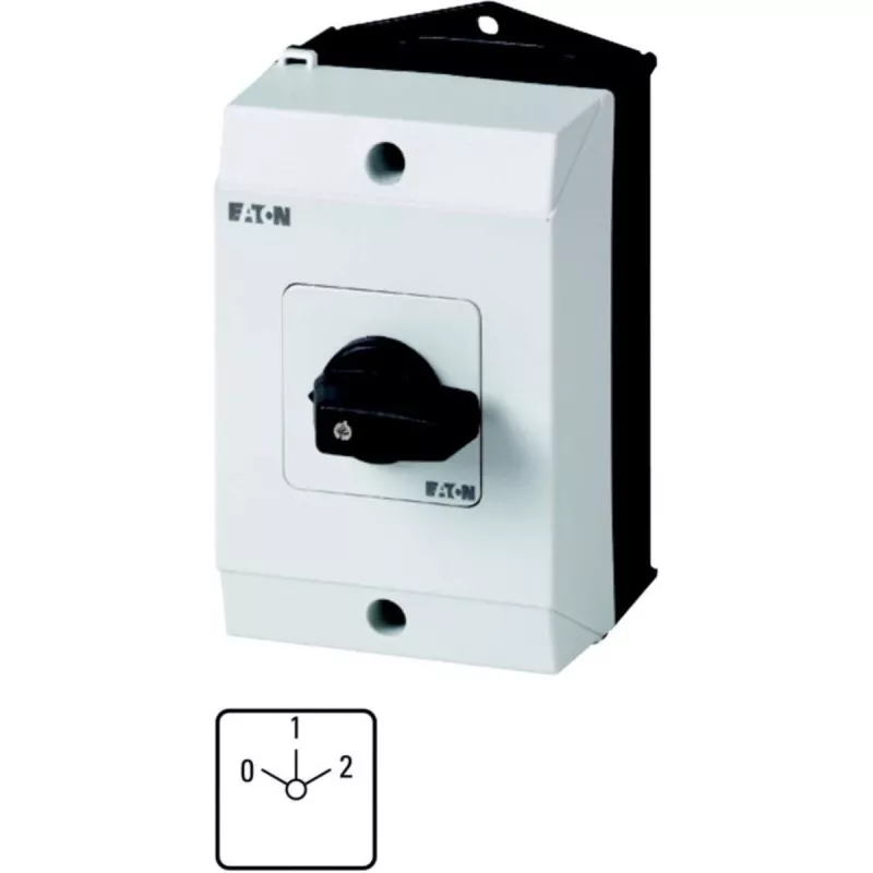Eaton T0-3-8451/I1 kameru slēdzis 3 polu 20A 690V melns/balts 207133