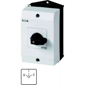 Eaton T0-4-8440/I1 3 polu kameru slēdzis, 20 A, 690 V AC, IP65, melns/balts 207141