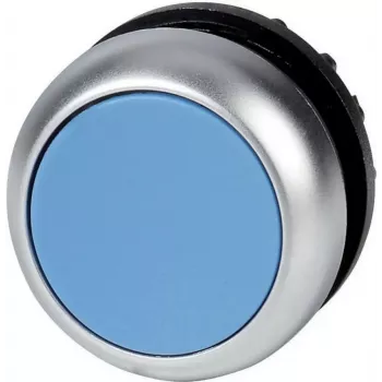 Eaton M22-DR-B uzspiedpogas izpildmehānisms, zils, hromēta plastmasa, momentānais, 22,5 mm montāža 216623