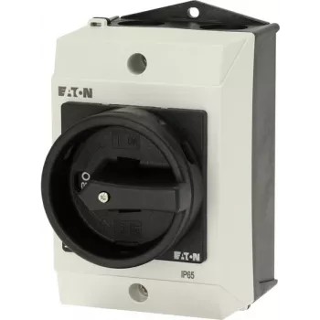 Eaton T0-1-102/I1/SVB-SW 2 polu galvenais slēdzis, 20 A, 690 V AC, melns rokturis, balta priekšplāksne 207144