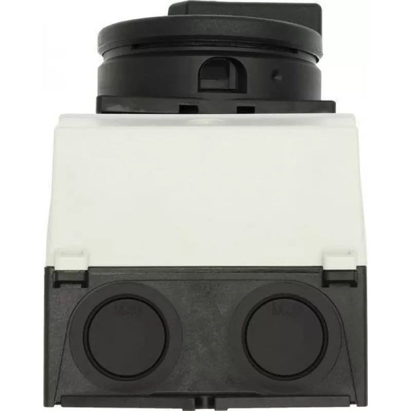 Eaton T0-1-102/I1/SVB-SW 2 polu galvenais slēdzis, 20 A, 690 V AC, melns rokturis, balta priekšplāksne 207144