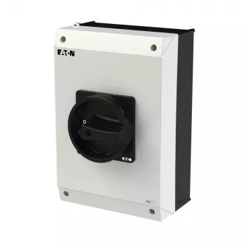 Eaton P3-63/I4/SVB-SW/HI11 3-polīgs galvenais slēdzis 63A, virsmas montāža, IP65, melns/pelēks 207345