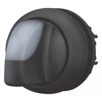 Eaton M22S-WRLK-W pārslēga slēdža priekšējais elements, balts, fiksējošs, apgaismots, 22,5 mm 216824