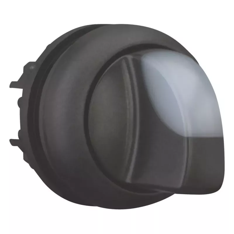 Eaton M22S-WRLK-W pārslēga slēdža priekšējais elements, balts, fiksējošs, apgaismots, 22,5 mm 216824
