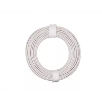 Donau Elektronik 175-015 LiY savīta montāžas stieple 1 x 0,75 mm² balta 10 m