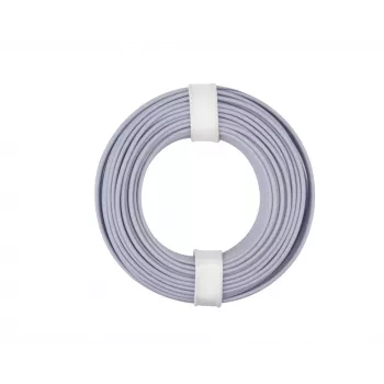 Donau Elektronik 175-019 LiY savīta montāžas stieple 1 x 0,75 mm² pelēka 10 m