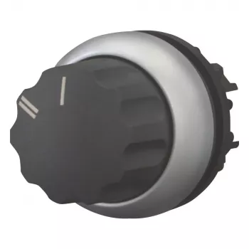 Eaton M22-WR-X92 pārslēgs, 2 pozīcijas, fiksējošs, rotējošs rokturis, melns