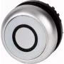 Eaton M22-DL-W-X0 spiedpogas actuators, balta poga, melns priekšējais gredzens, 22,5 mm, momentānais 216940