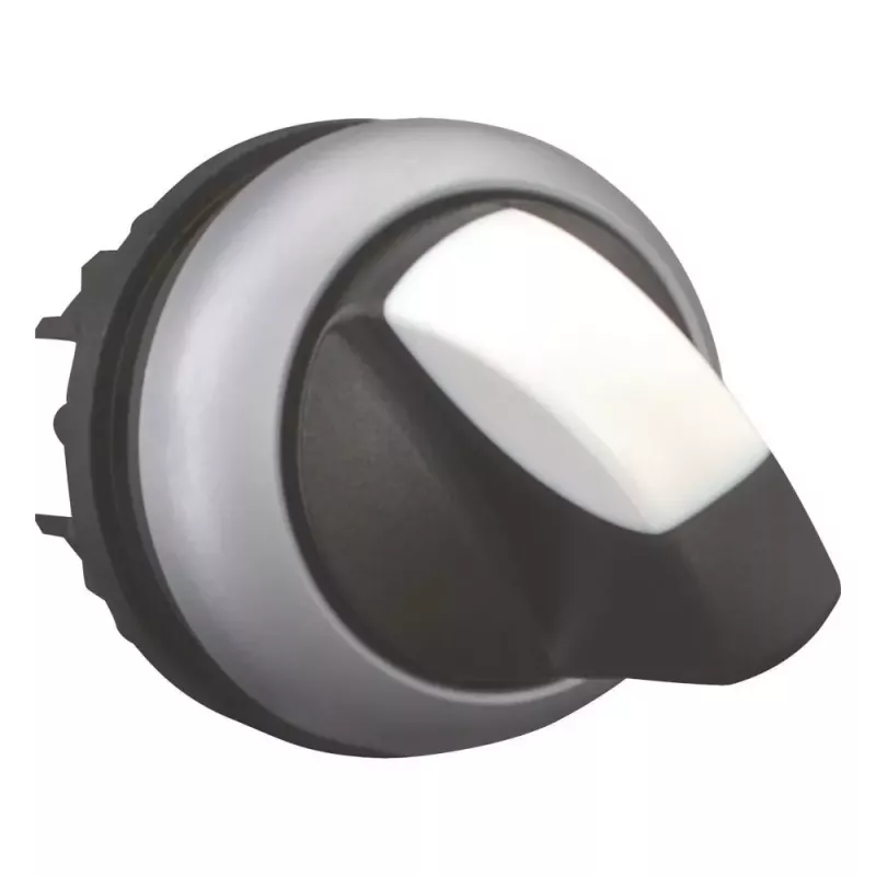 Eaton M22-WKV rotācijas slēdzis, 2 pozīcijas, ar fiksāciju, melns/pelēks, IP66, 22.5 mm montāža 216874