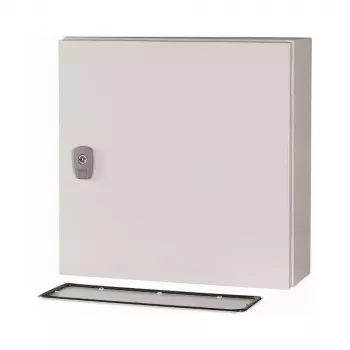 Eaton CS-44/150 sienas montāžas sadales skapis 400x400x150mm, tērauds, IP65, gaiši pelēks 111683