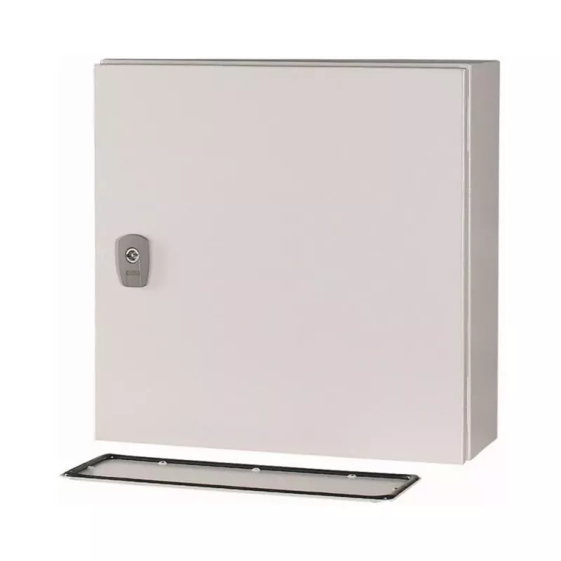 Eaton CS-44/150 sienas montāžas sadales skapis 400x400x150mm, tērauds, IP65, gaiši pelēks 111683