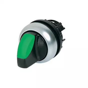 Eaton M22-WLK-G atslēgas selektors, 2 pozīcijas, fiksējošs, melns/sudraba 216816