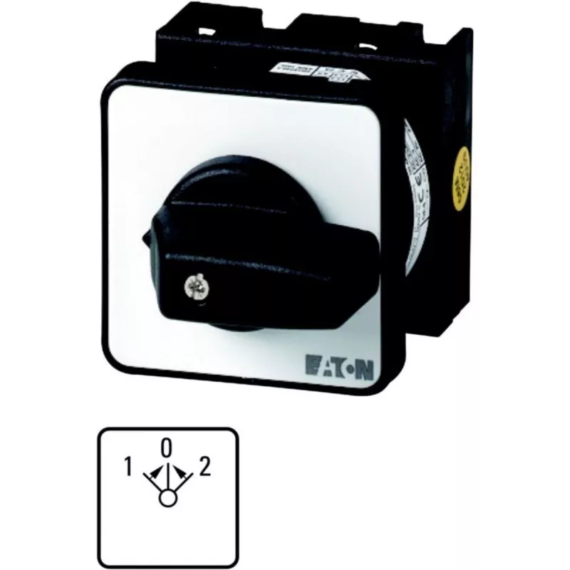 Eaton T0-3-8228/E 3-polīgs izciļņu slēdzis, 20 A, ON-OFF, melns 015112