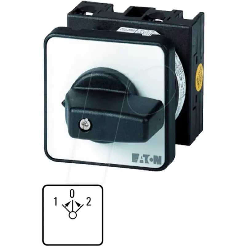 Eaton T0-3-8228/E 3-polīgs izciļņu slēdzis, 20 A, ON-OFF, melns 015112