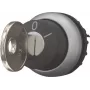 Eaton M22-WRS-A1 atslēgas selektors, 2 pozīcijas, fiksēts, melns aktators, sudraba titāna priekšējais gredzens, 22,5 mm montāža, IP66/IP67/IP69K 229092