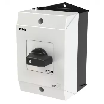 Eaton T0-1-15441/I1 pārslēgšanas slēdzis, 20A, 690V, IP65, melns 218968