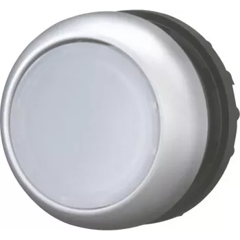Eaton M22-DRL-W RMQ-Titan ieslēgšanas pogas izpildmehānisms, balta poga, melns priekšējais gredzens, 22,5 mm 216944