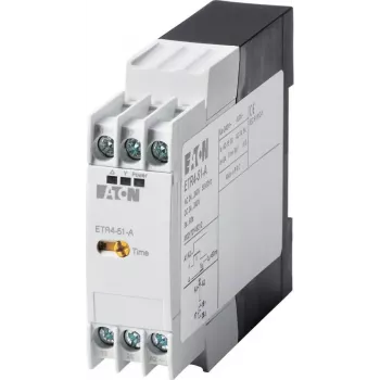 Eaton ETR4-51-A zvaigznes-trīsstūra laika relejs, 24-240V AC/DC, 3-60s, 2 CO, DIN sliedei 031884
