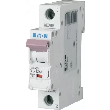 Eaton PXL-C32/1 automātiskais slēdzis (MCB), 1-pol, C raksturlīkne, 32 A, 6 kA, 230/400 V AC 236062