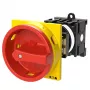Eaton T0-2-1/V/SVB bloķējams izciļņu slēdzis 20 A, 1 pols, 90°, sarkans/dzeltens