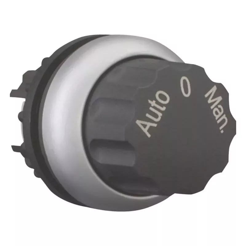 Eaton M22-WR3-X94 selektora slēdža aktuators, 3 pozīcijas, fiksēts, melns, 22,5 mm 226838