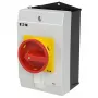 Eaton P1-25/I2H/SVB/HI11 3-polīgu galvenais slēdzis 25 A, 690 V AC, IP65, virsmas montāža, sarkans/dzeltens rotējošais rokturis 226902