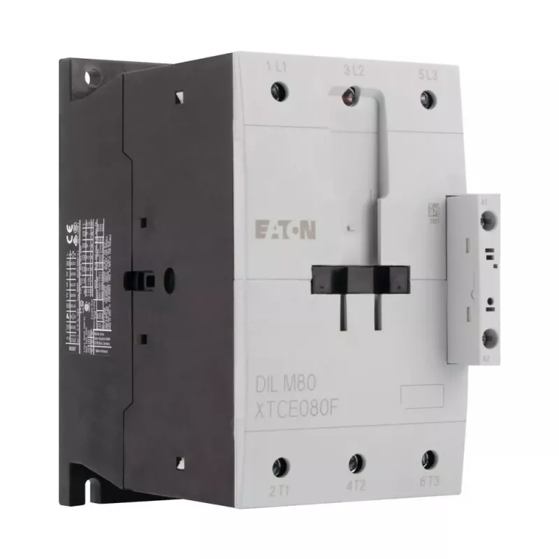 Eaton DILM80 3 polu jaudas kontaktors, 80 A AC-3, 230 V AC 50 Hz / 240 V AC 60 Hz spole 239402