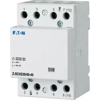 EATON Z-SCH230/40-40 instalācijas kontaktors, 4 NO, 40 A, 230 V AC spole 248852