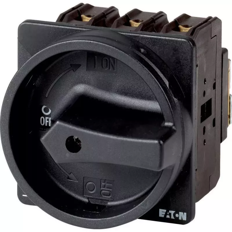 Eaton P3-63/EA/SVB-SW 3-polų pagrindinis jungiklis, 63 A, 690 V AC, IP65, juodas 057857