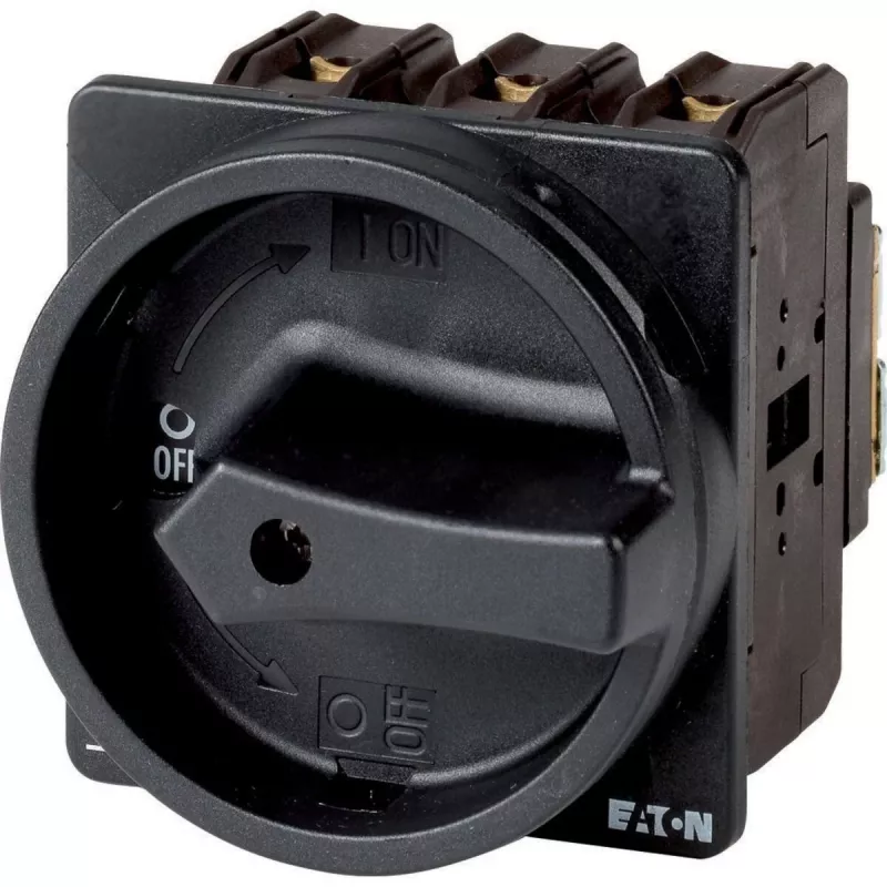 Eaton P3-63/EA/SVB-SW 3-polų pagrindinis jungiklis, 63 A, 690 V AC, IP65, juodas 057857