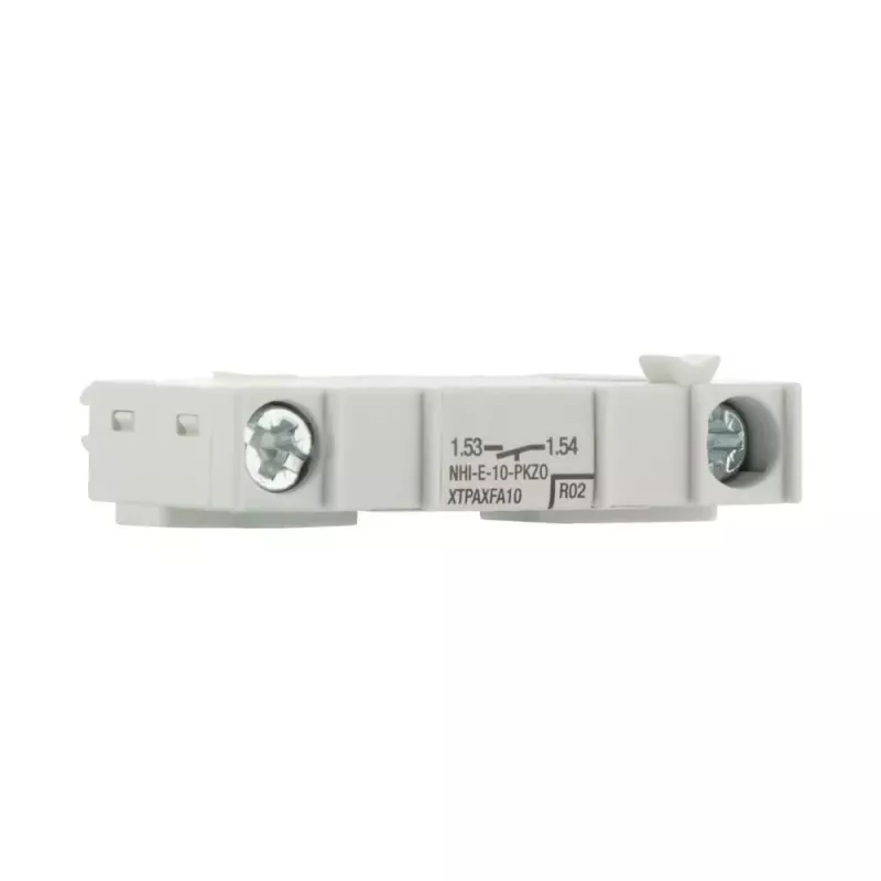 Eaton NHI-E-10-PKZ0 palīgkontaktu bloks, 1 NO, sānu montāža, balts, PKZ0 motoru aizsardzības automātslēdžiem 082884