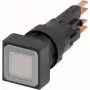 Eaton Q18LT-WS RMQ16 spiedpoga ar atgriešanos, 1 NO, balts apgaismojums, melns ietvars, 16 mm, skrūvju spailes, 5 A / 250 V AC 089202
