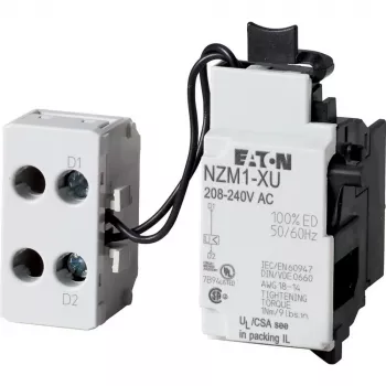 Eaton zemsprieguma atbrīvotājs ar sānu montāžas spailu bloku NZM1 automātslēdžiem (259442)